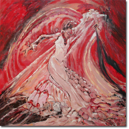 Dolores, une toile exposée à Strasbourg - Galerie d'art Germaine Rees